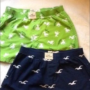 Hollister sleep shorts with bonus free t-shirt
